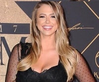 A Picture of Antje wearing black dress.